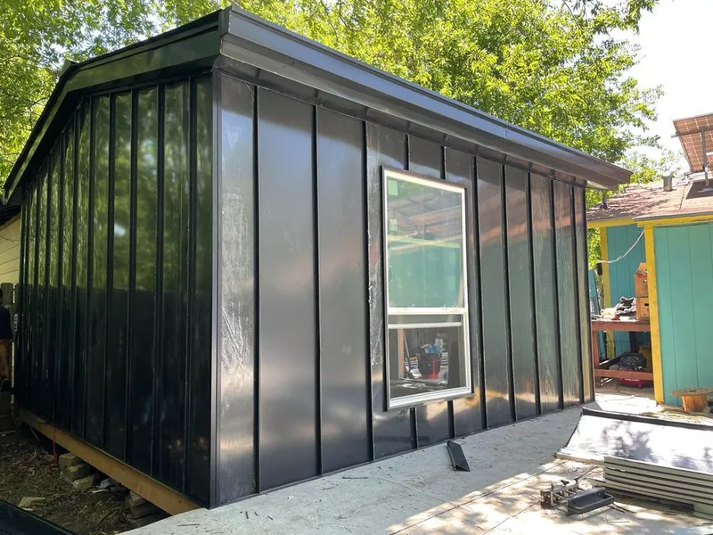 Black standing seam metal wall panels for Roof Inspection in Kayenta